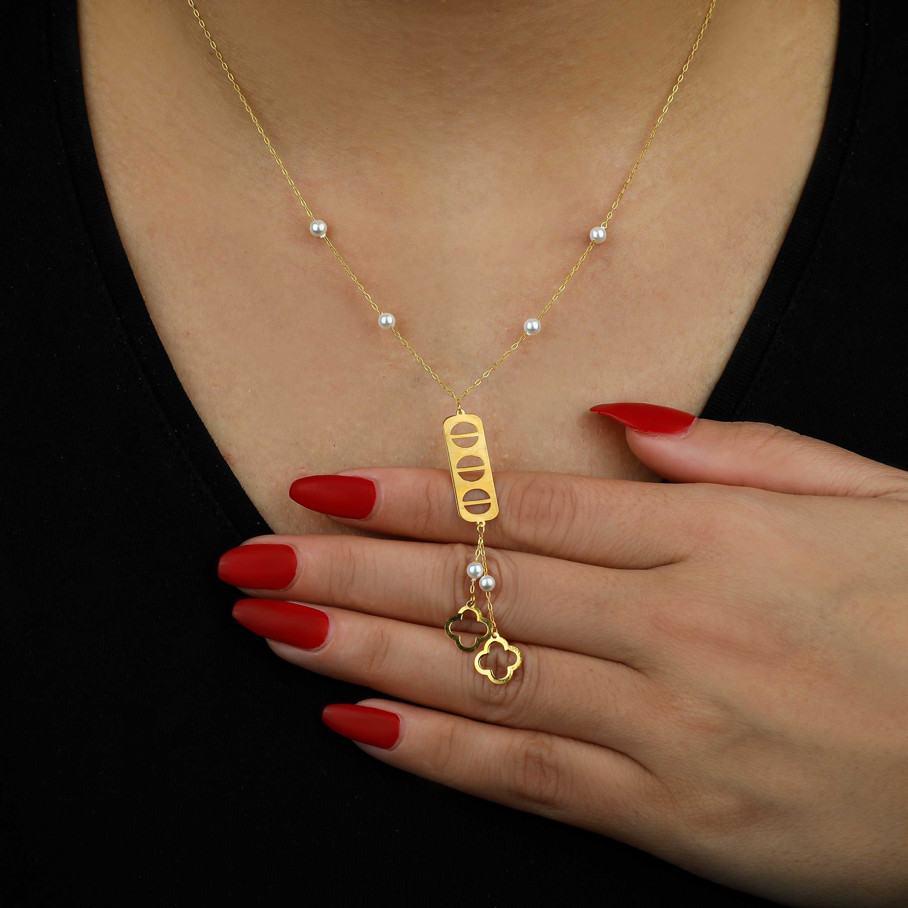 21 karat gold choker, made in Turkey - (H-0776)